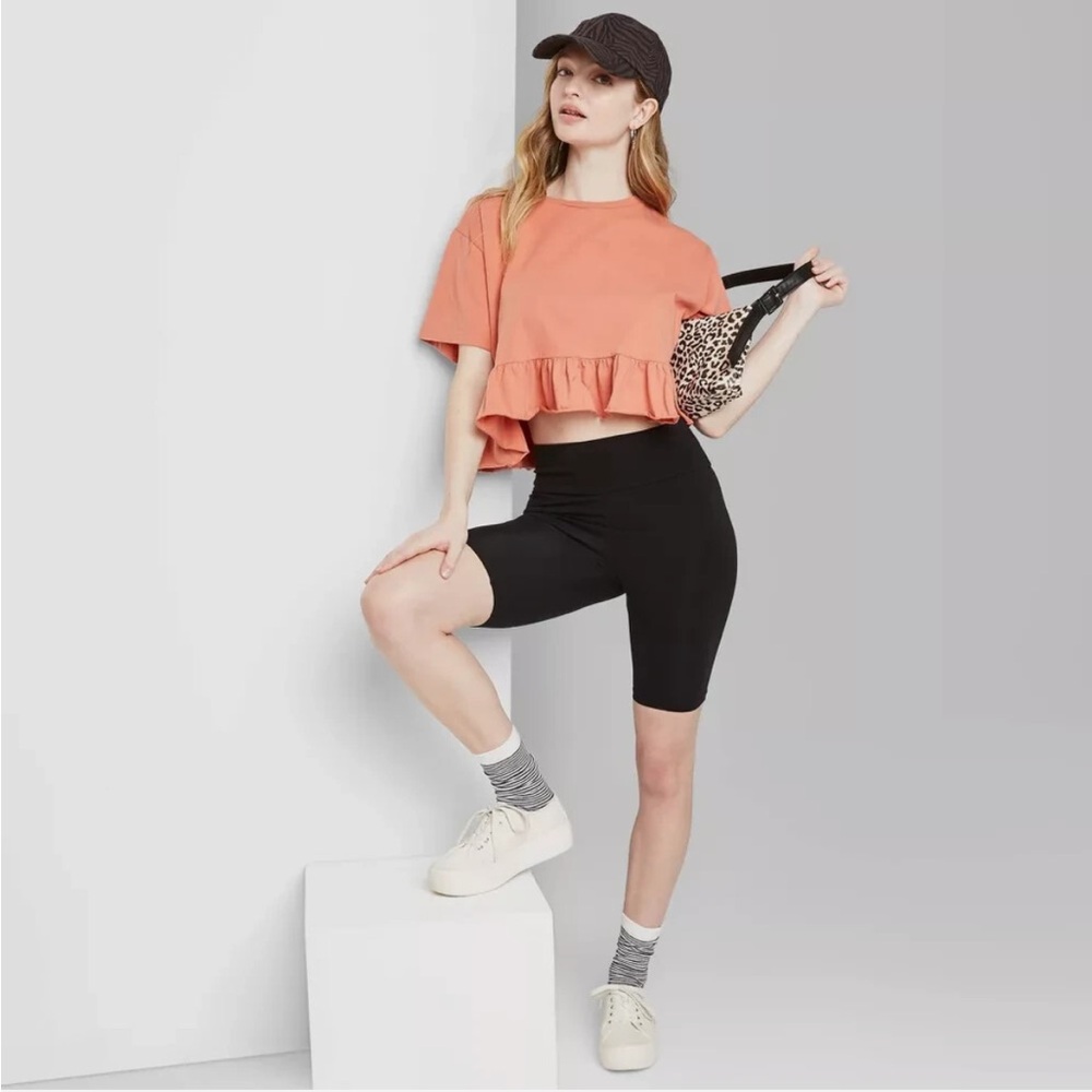 Wild Fable Black Women's Biker Shorts